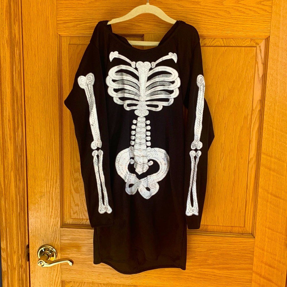 Sparkly Skeleton Dress Size Small womens